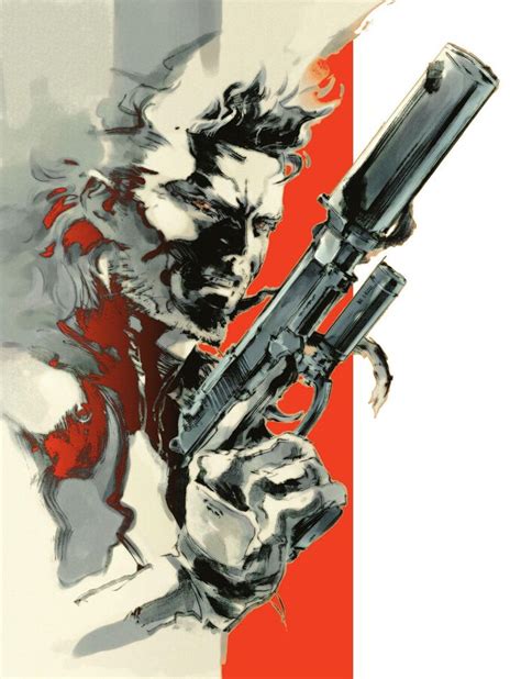 metal gear solid 4 eu box art|yoji shinkawa solid snake.